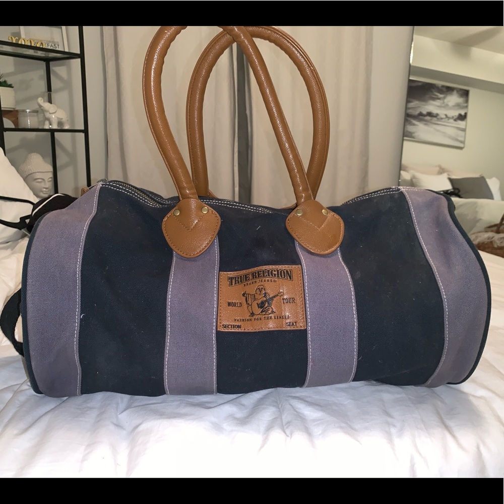 True religion duffel bag